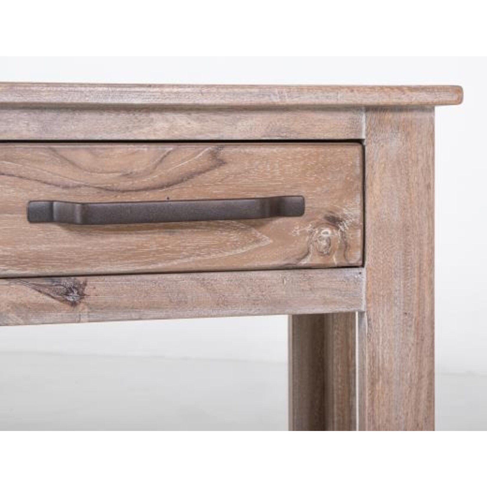 IFD White Teak Sofa Table WH