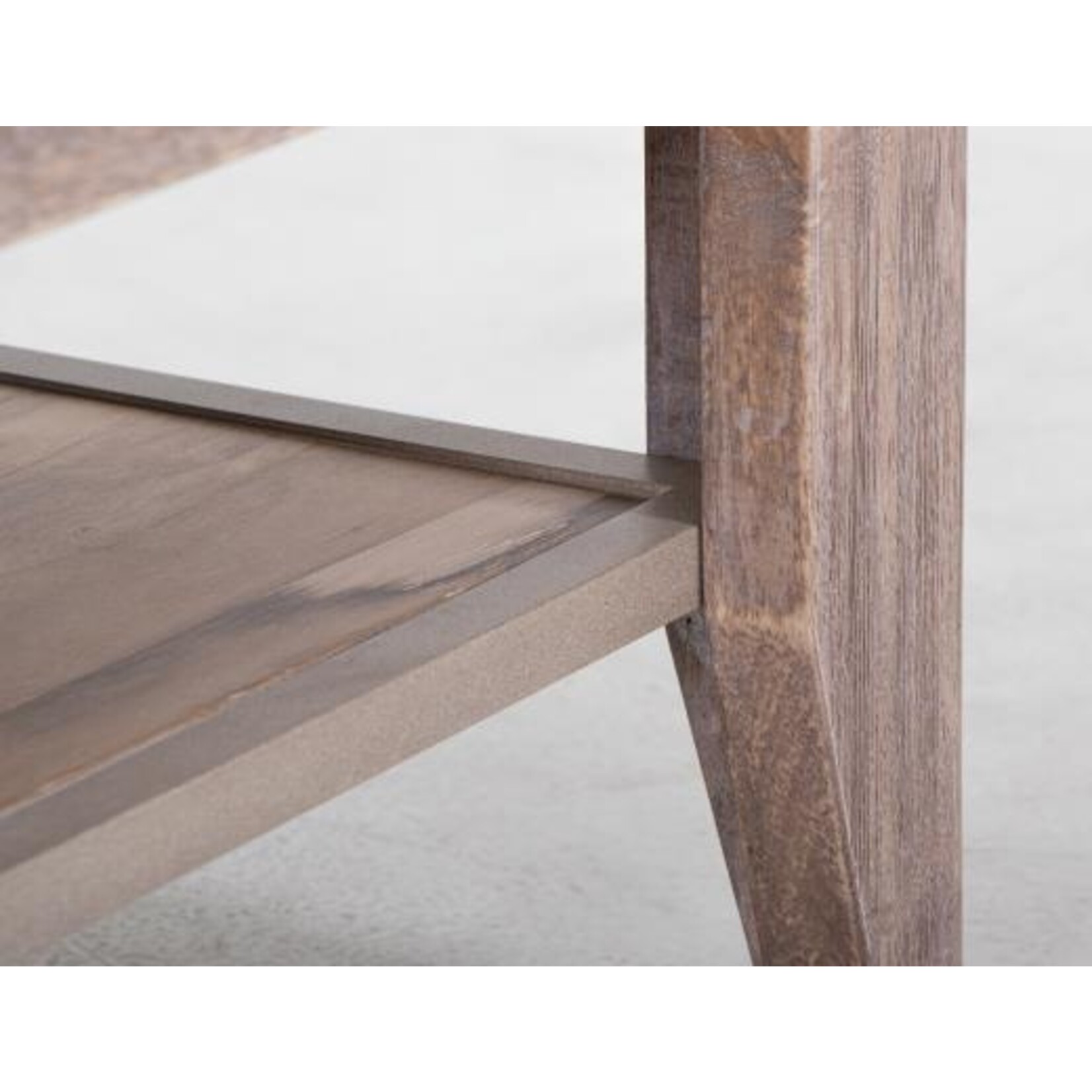 IFD White Teak Sofa Table WH