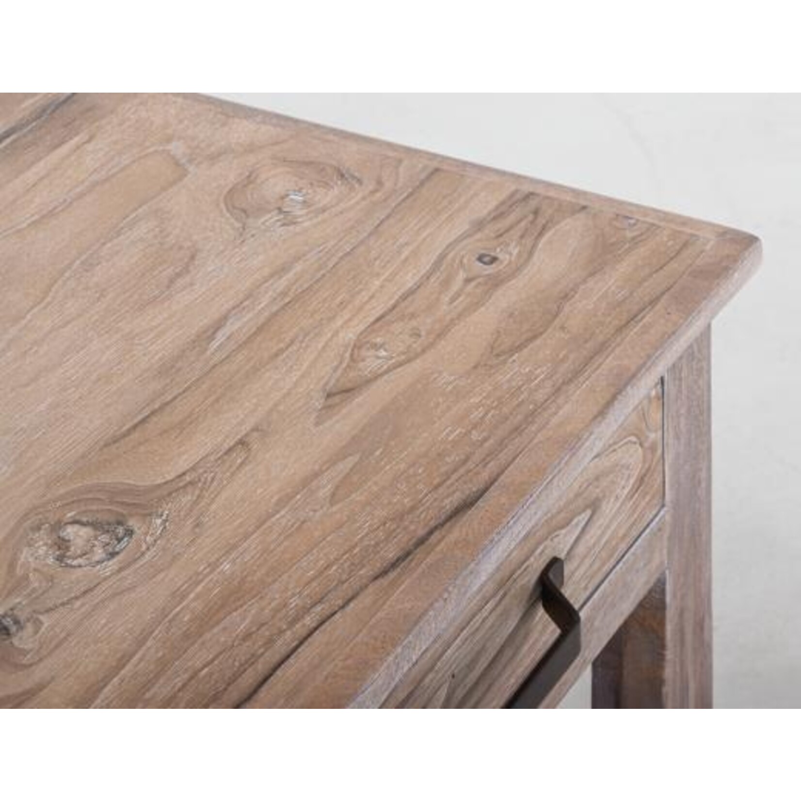 IFD White Teak Sofa Table WH