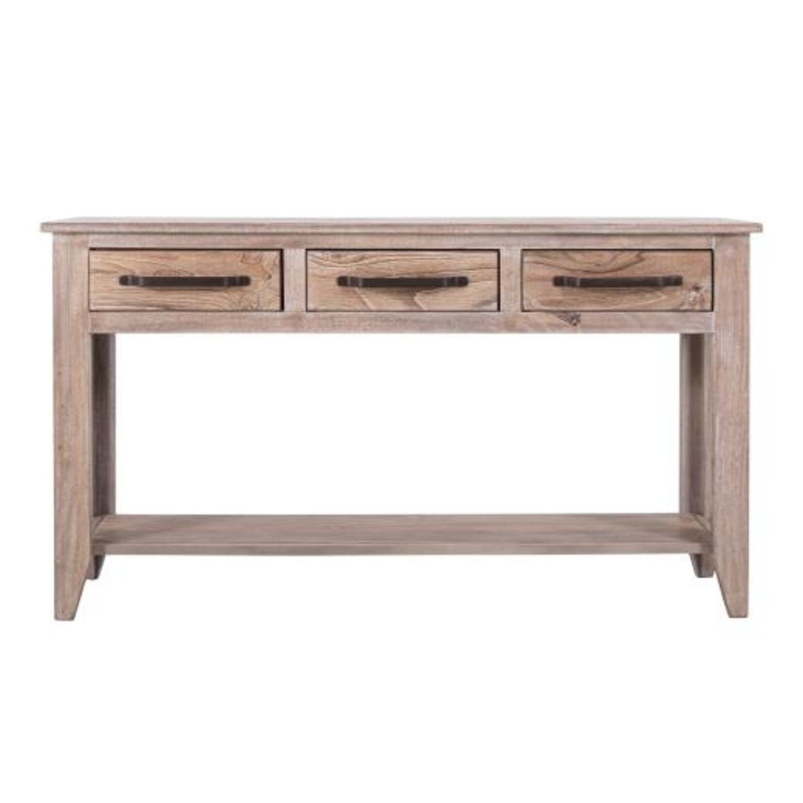 IFD White Teak Sofa Table WH