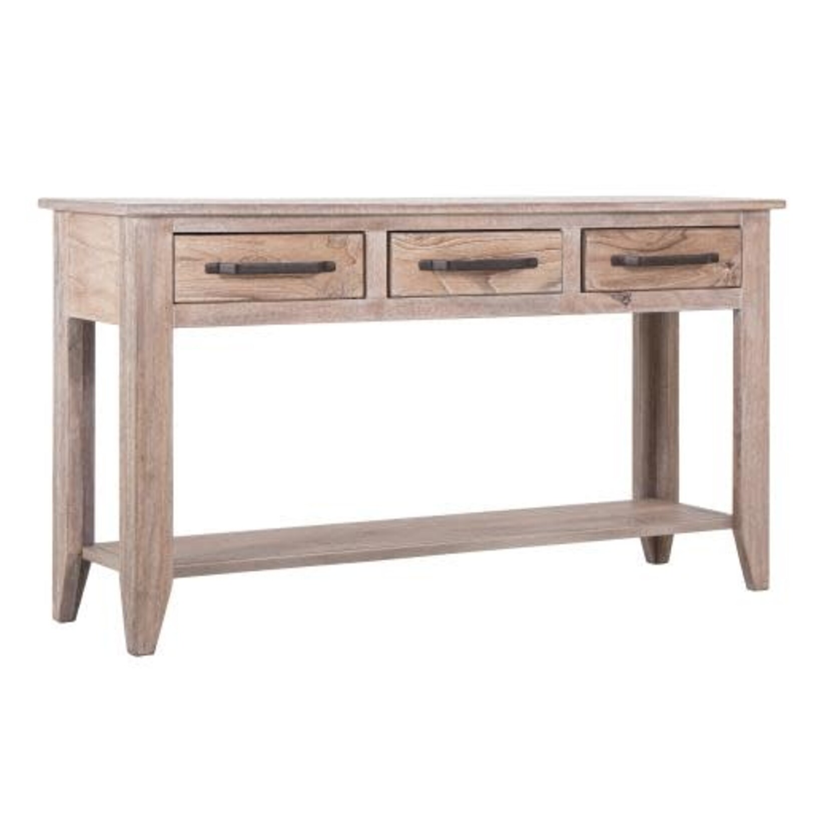 IFD White Teak Sofa Table WH