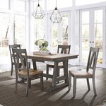 Liberty Furniture Lindsey Farm 5pc Trestle Table Set