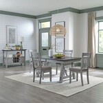 Liberty Furniture Newport 5pc Trestle Table Set