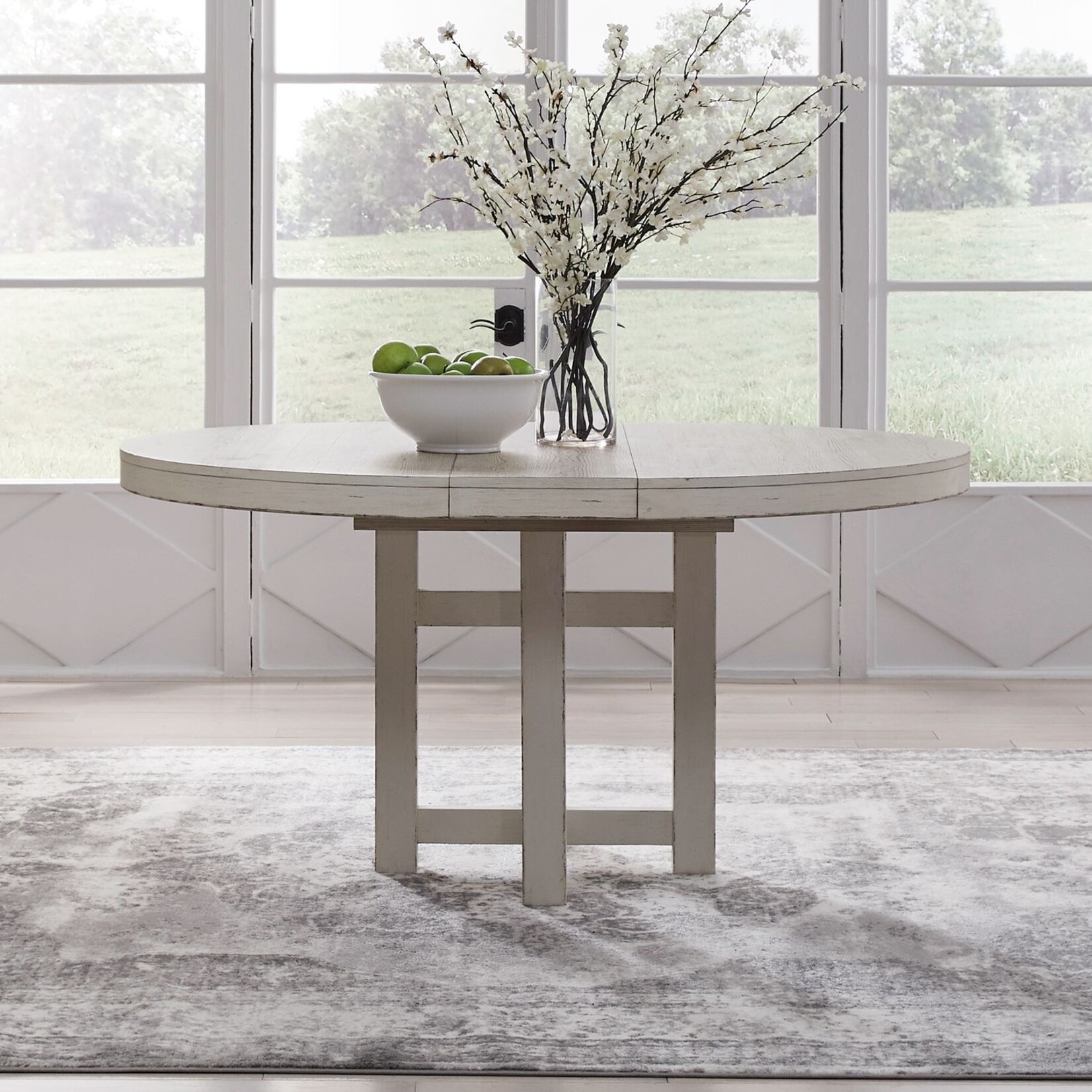 Liberty Furniture Backroads 5pc Pedestal Table Set