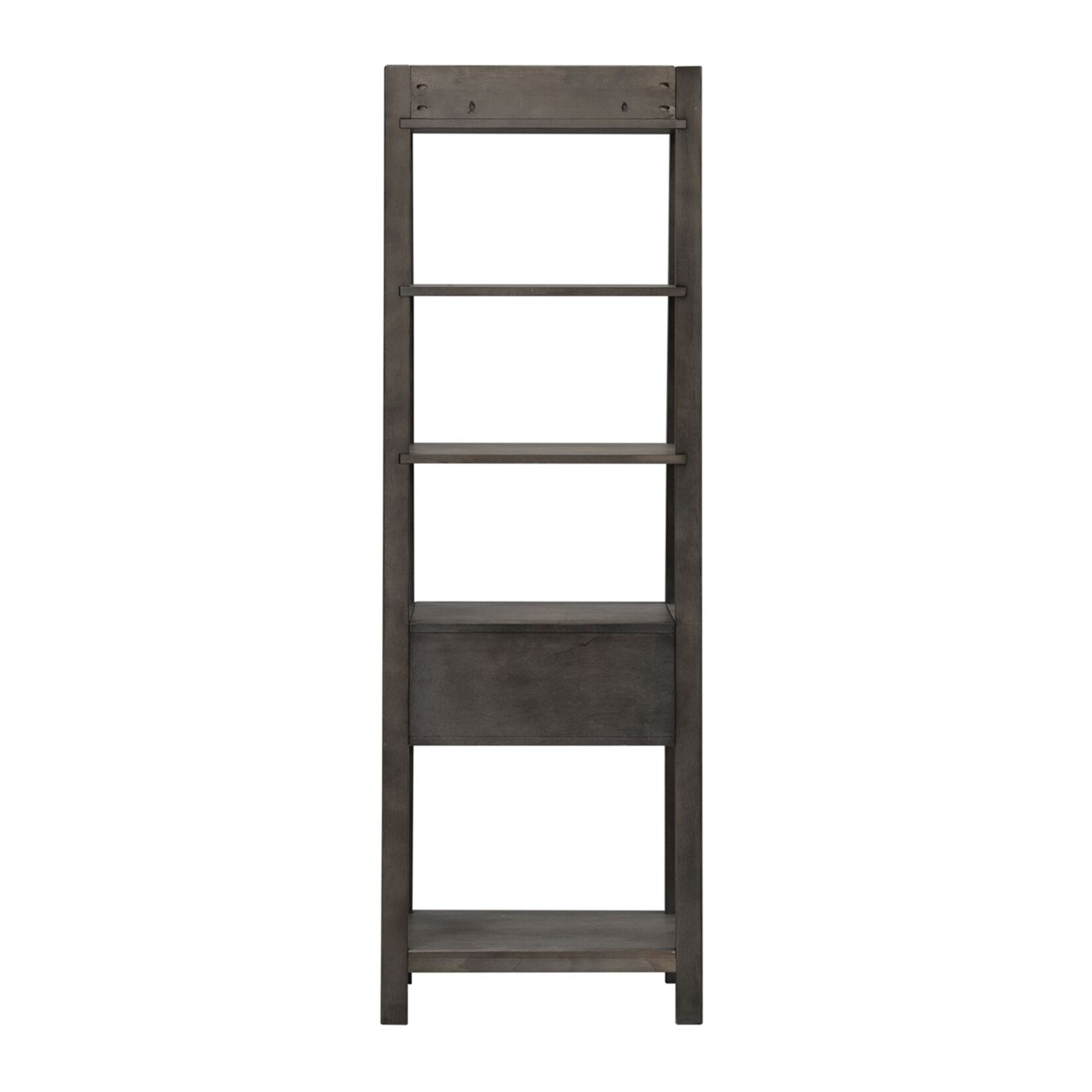 Liberty Furniture Modern Farmhouse Leaning Bookcase