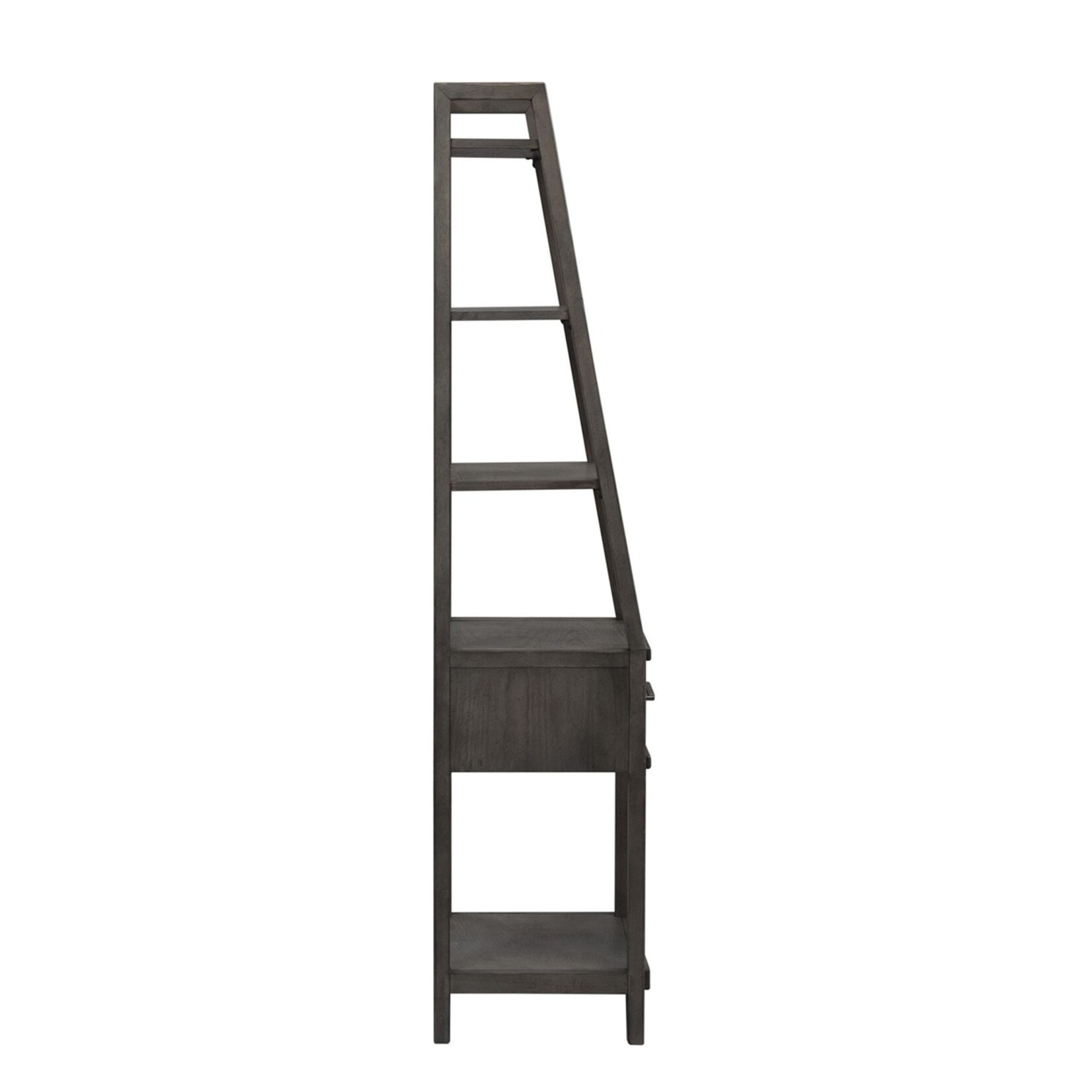 Liberty Furniture Modern Farmhouse Leaning Bookcase