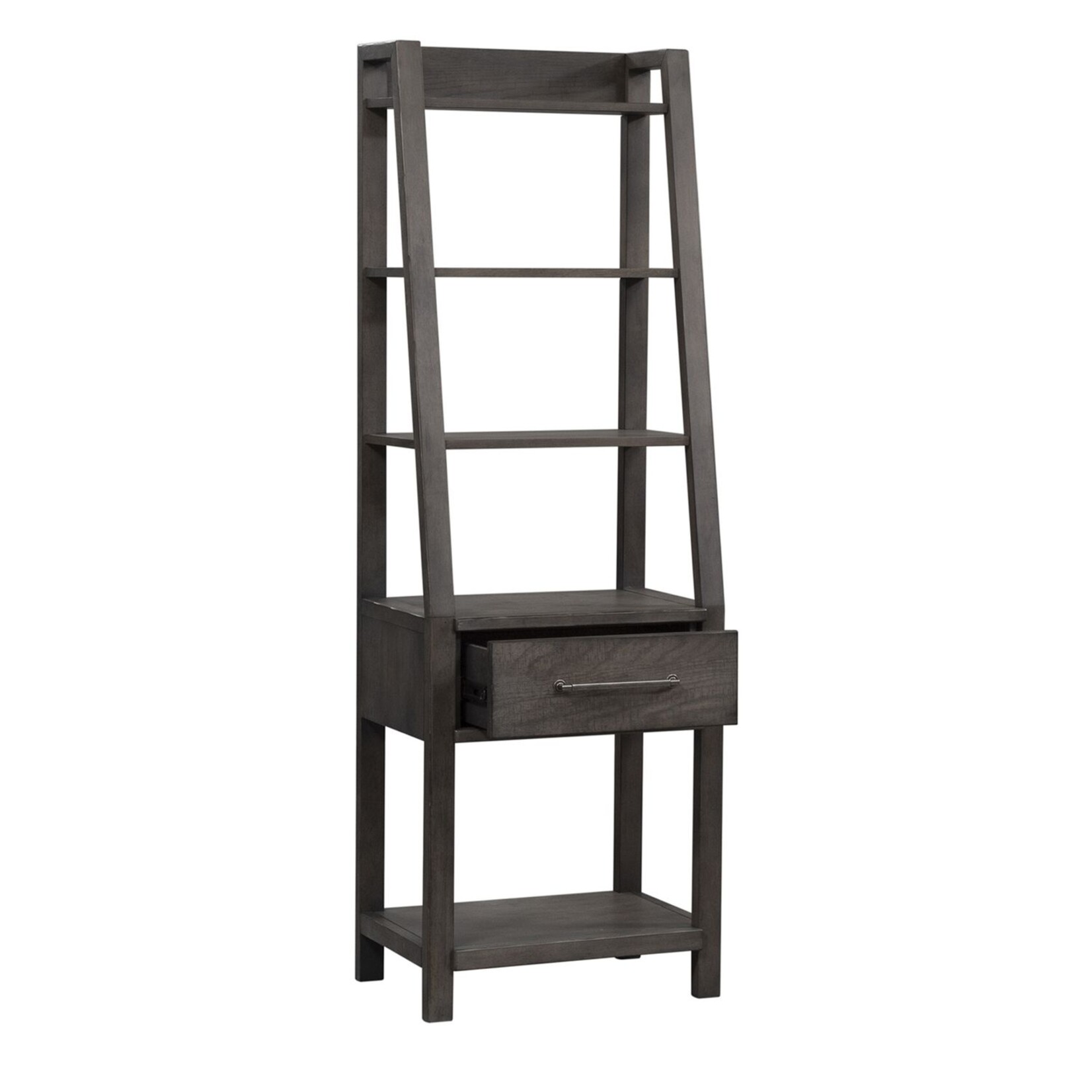 Liberty Furniture Modern Farmhouse Leaning Bookcase