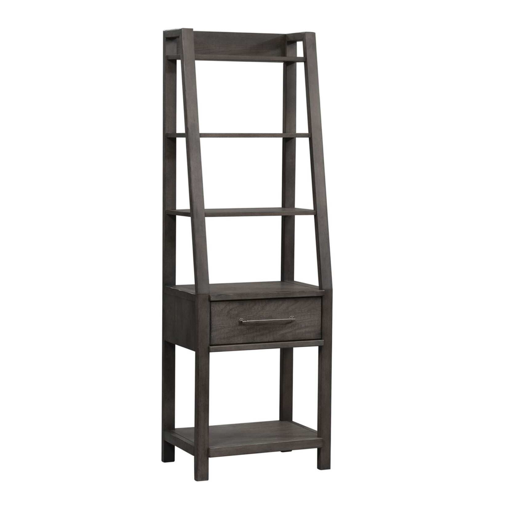 Liberty Furniture Modern Farmhouse Leaning Bookcase