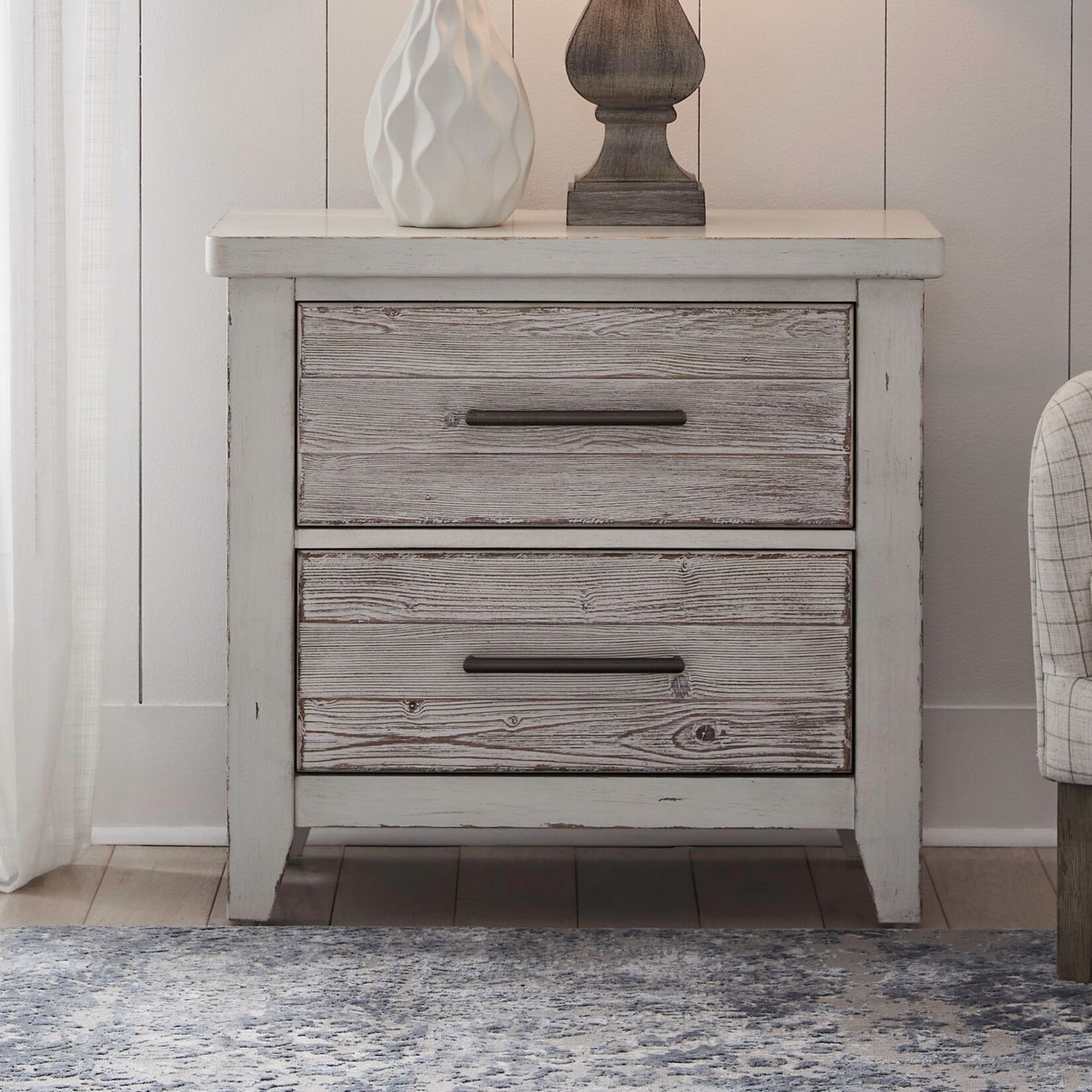 Liberty Furniture Backroads Nightstand w/ Charging Station