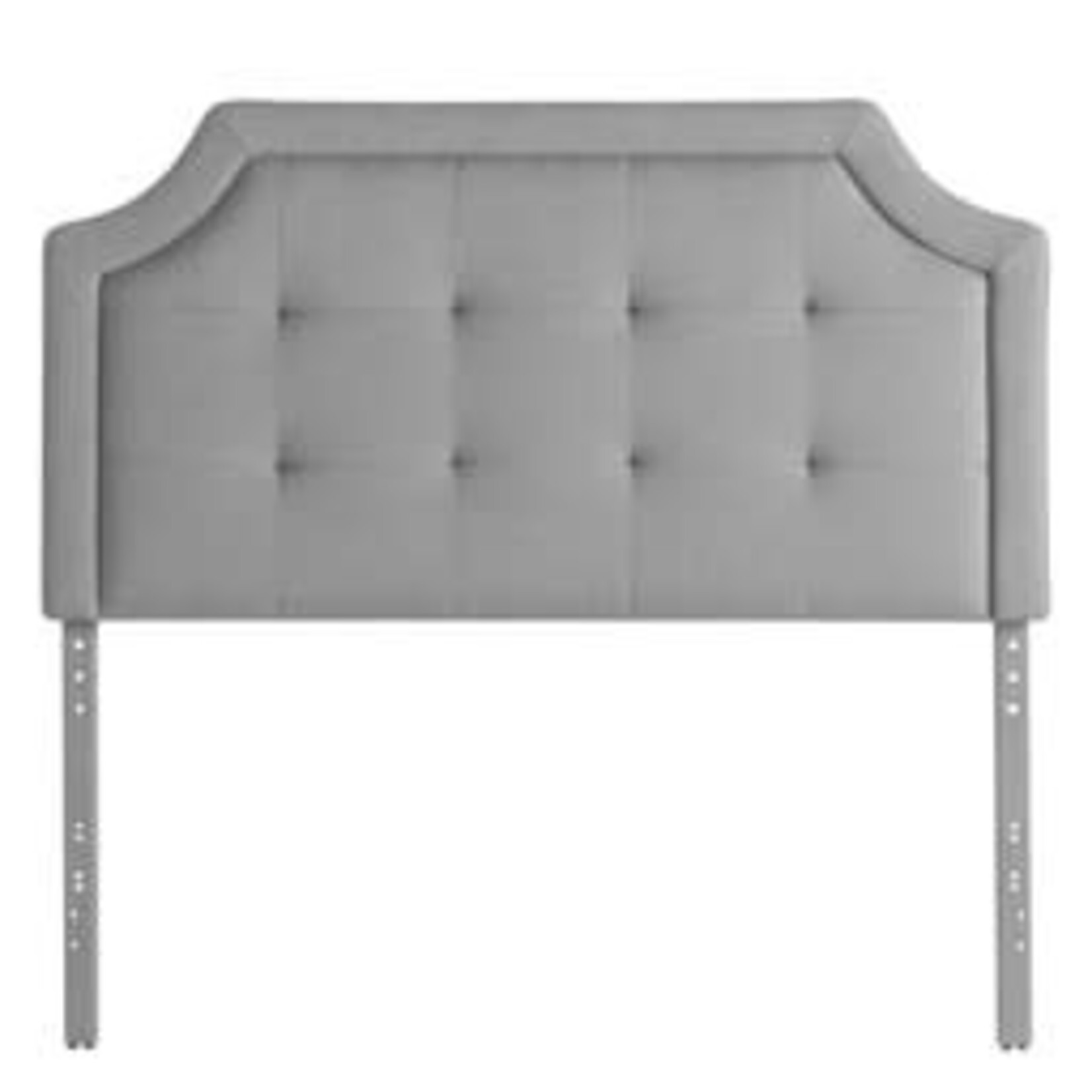 Malouf Carlisle Upholstered Headboard Stone Queen