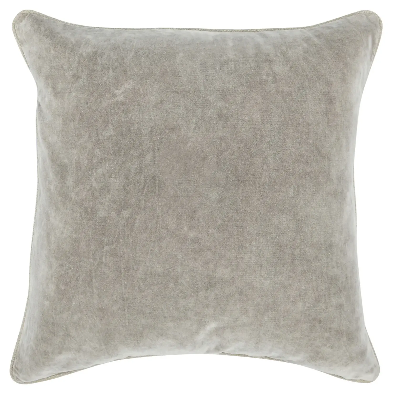 Classic Home Heirloom Velvet Silver 22x22 Pillow V240085