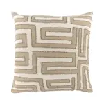 Classic Home Mateo Natural Ivory 22x22 Pillow V240040