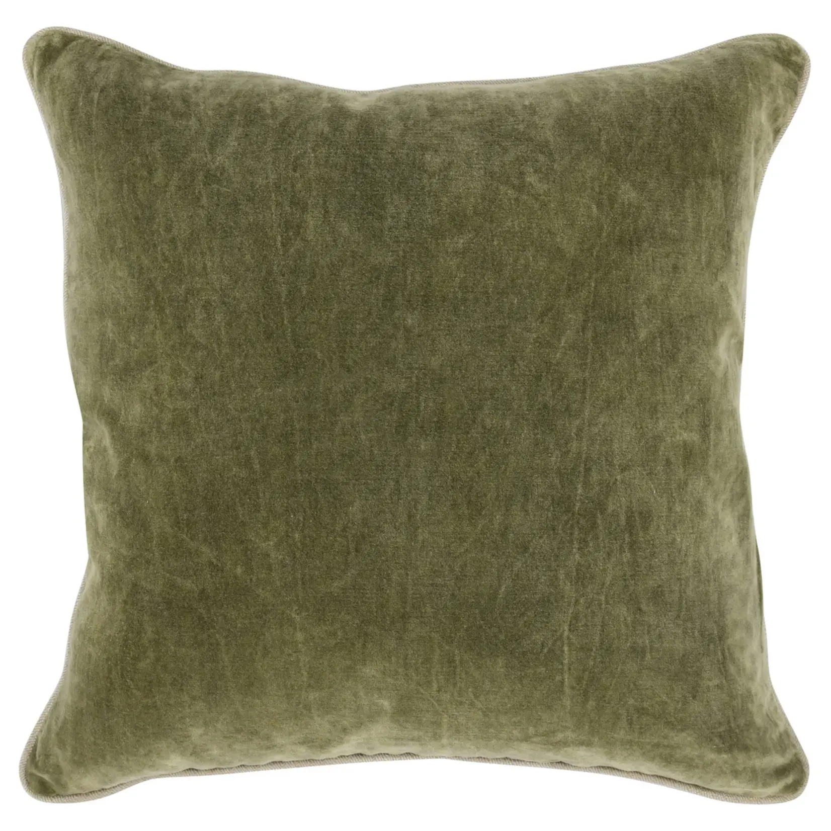 Classic Home Heirloom Velvet Moss 22x22 Pillow V240086