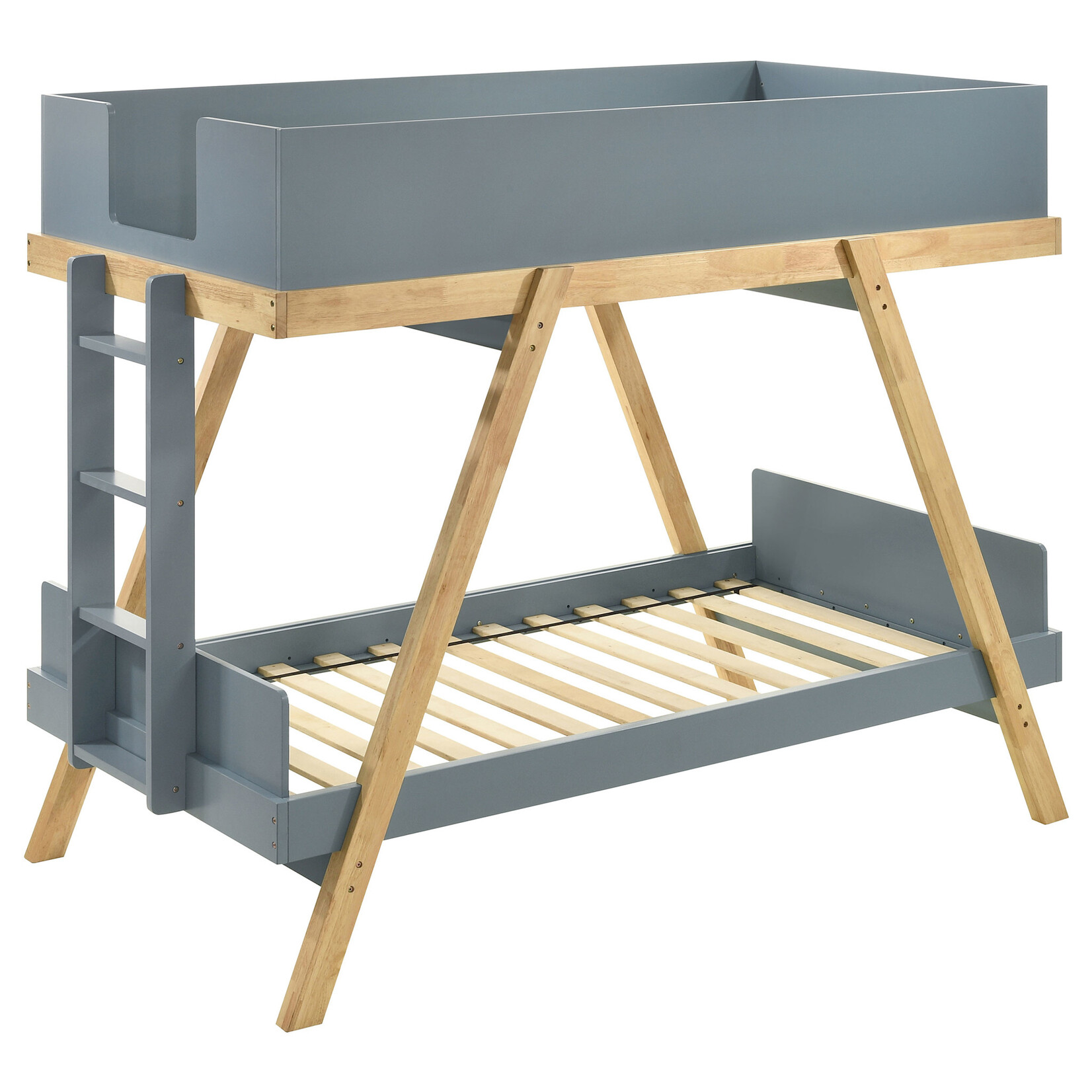 Twin Bunk Bed Van Courtland BLU/NTRL