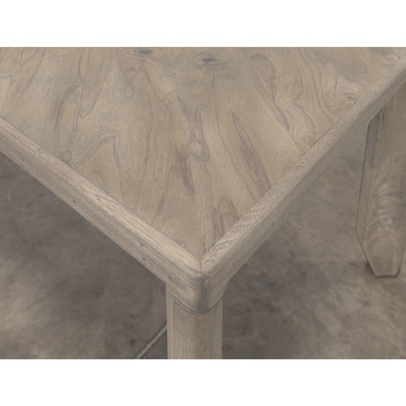 IFD White Teak Dining Table w/6 Chairs