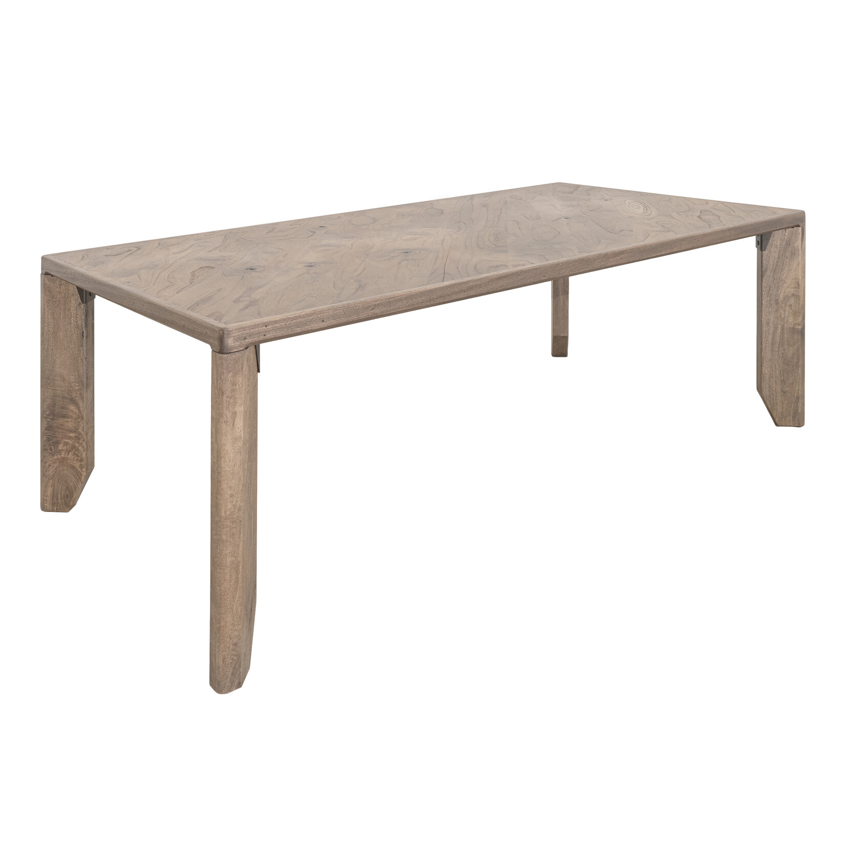 IFD White Teak Dining Table w/6 Chairs
