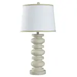 Stylecraft PETTYE IVORY | Poly Table Lamp