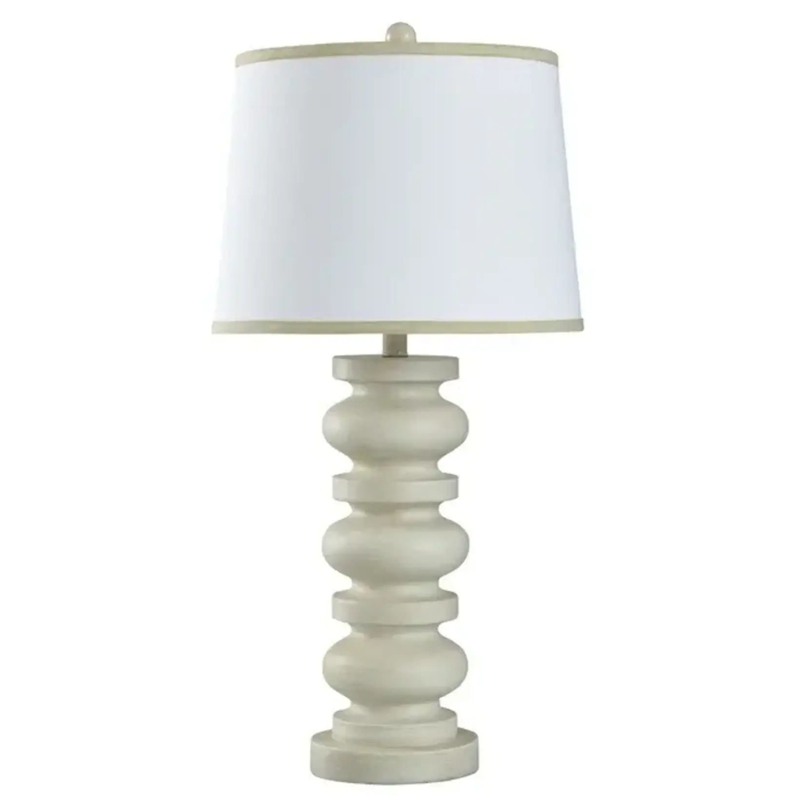 Stylecraft PETTYE IVORY | Poly Table Lamp