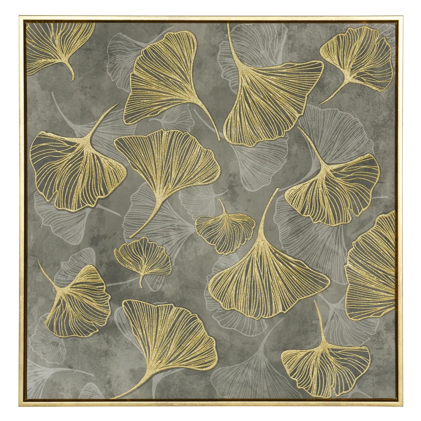 Stylecraft FLOWER FUSION | Printed Canvas Framed with Foil Accents
