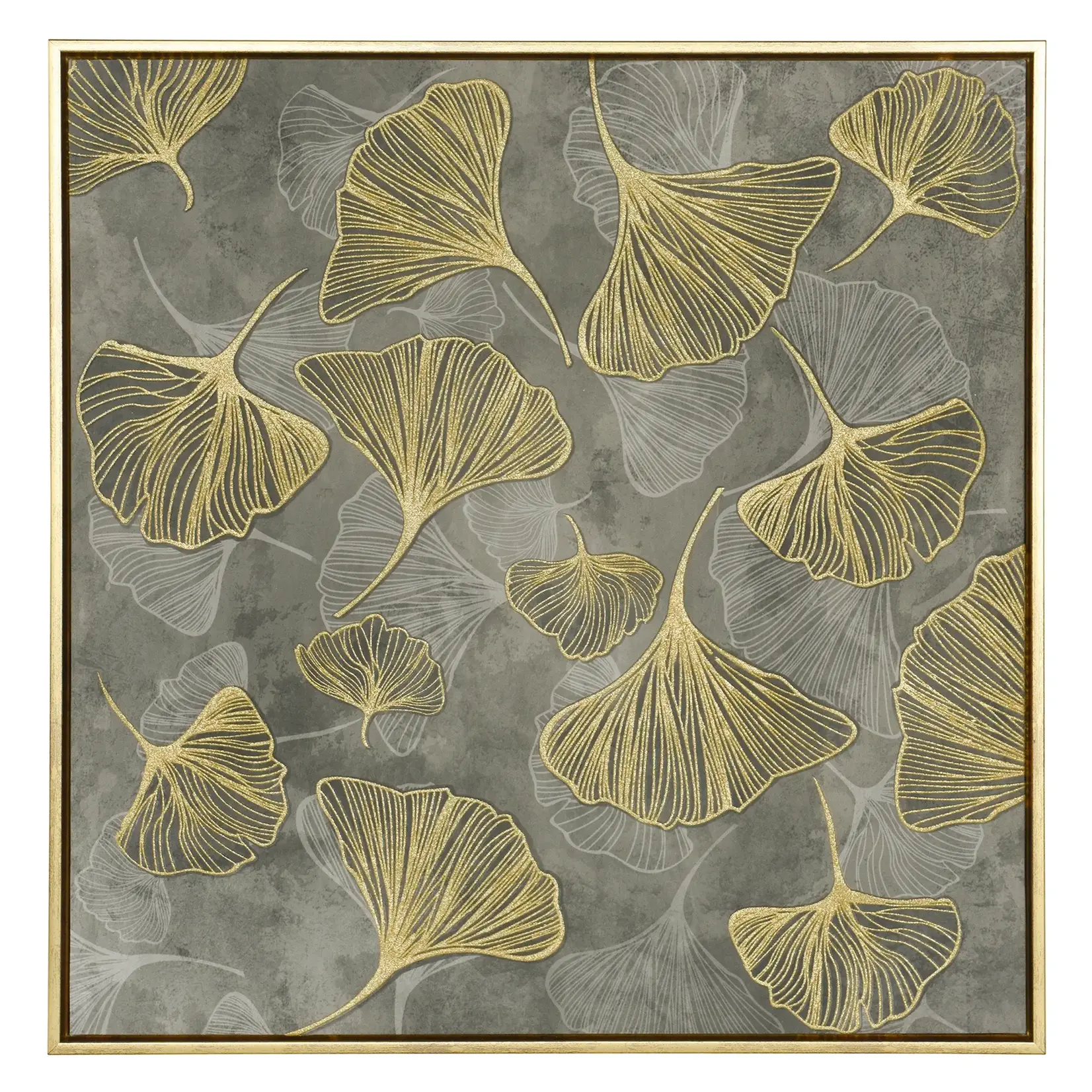 Stylecraft FLOWER FUSION | Printed Canvas Framed with Foil Accents