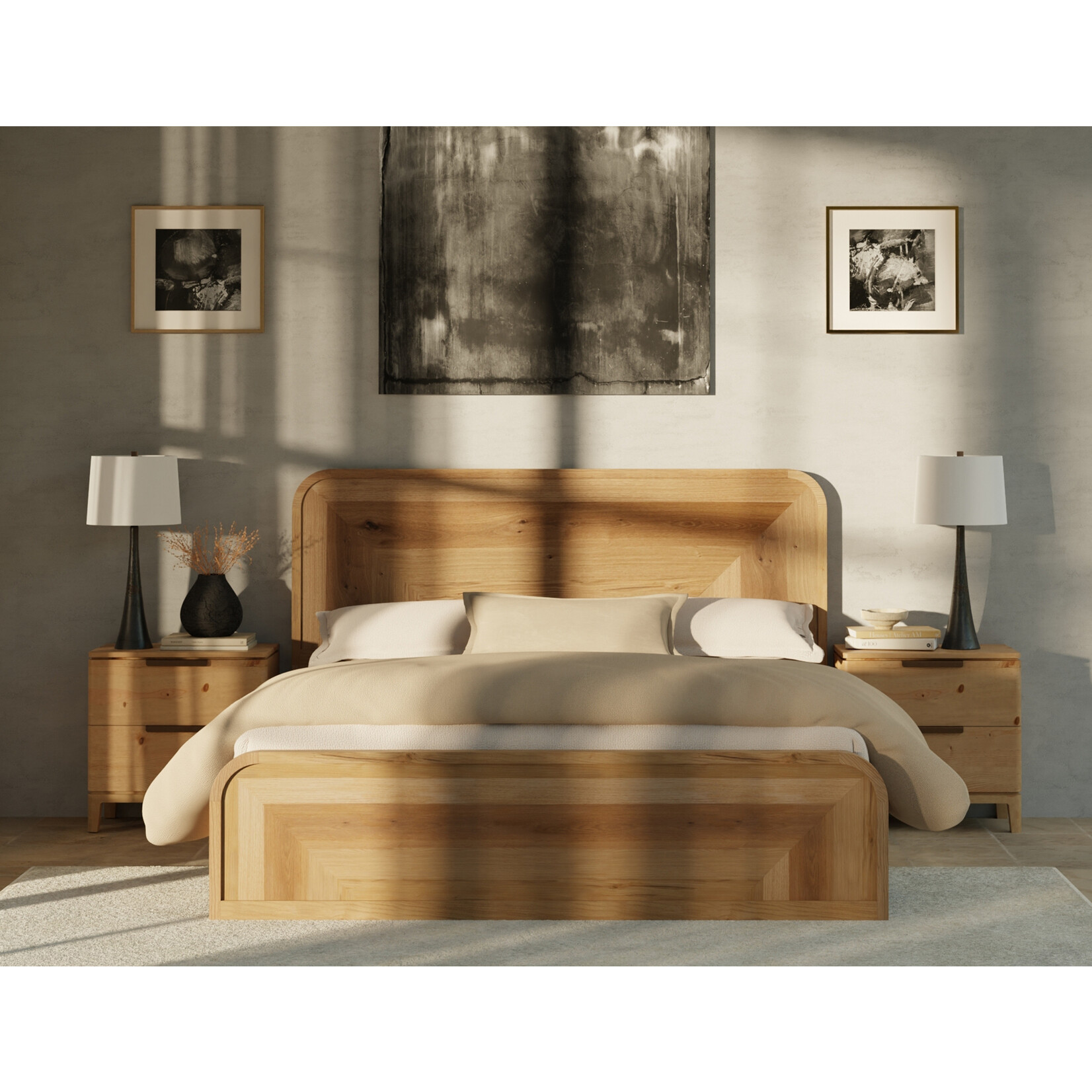 IFD Santa Rosa Queen Platform Bed