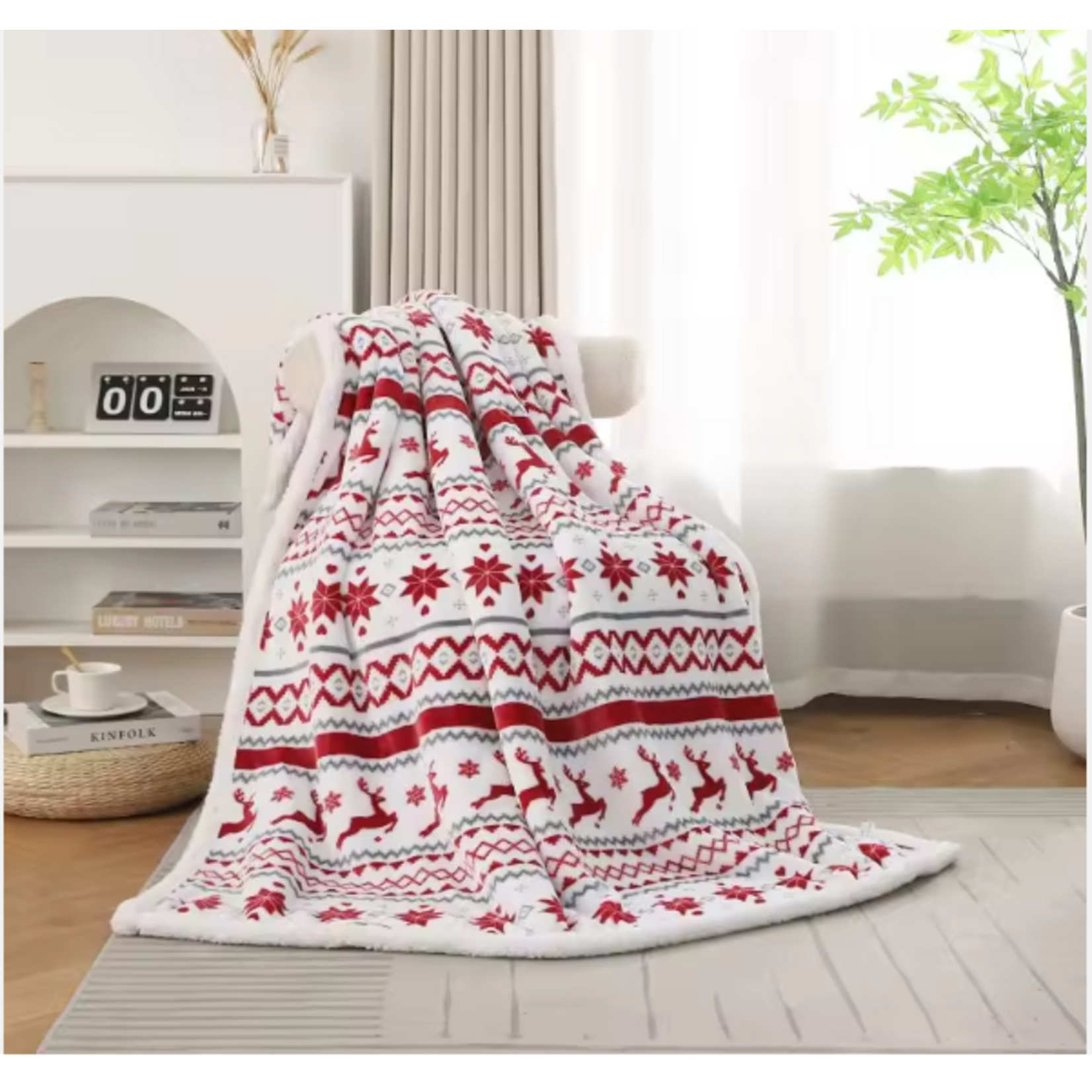 Reindeer Throw 2025