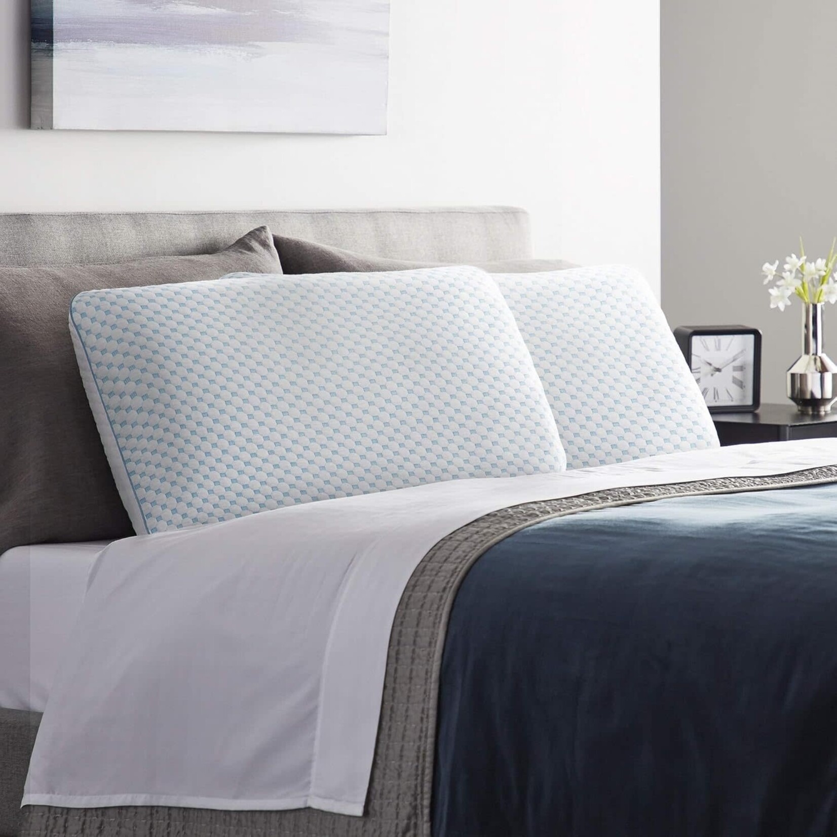 Malouf Weekender Memory Foam Pillow w/Cooling Gel Cover