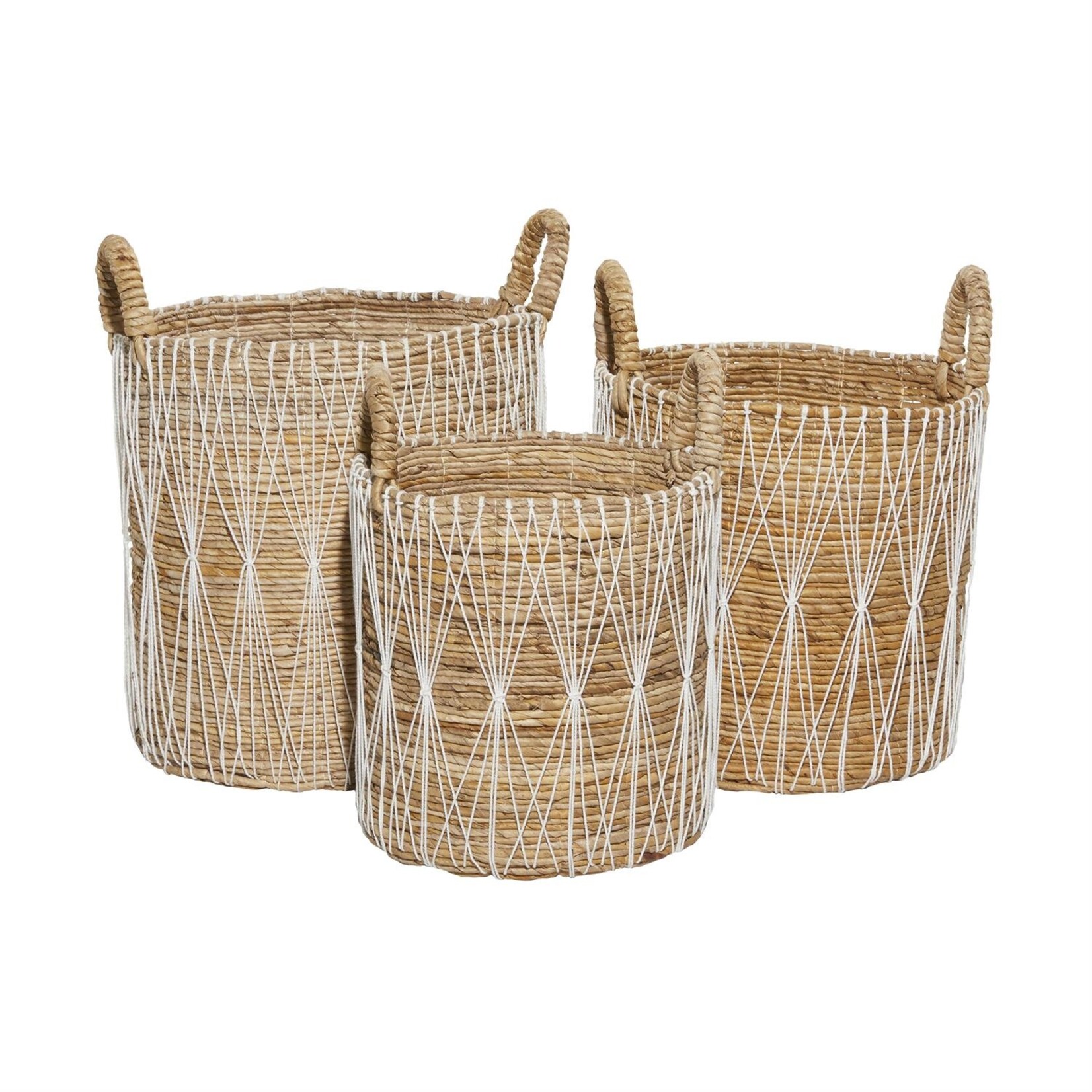 Deco Marche Brown Banana Leaf Storage Basket