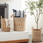 Deco Marche Brown Banana Leaf Storage Basket