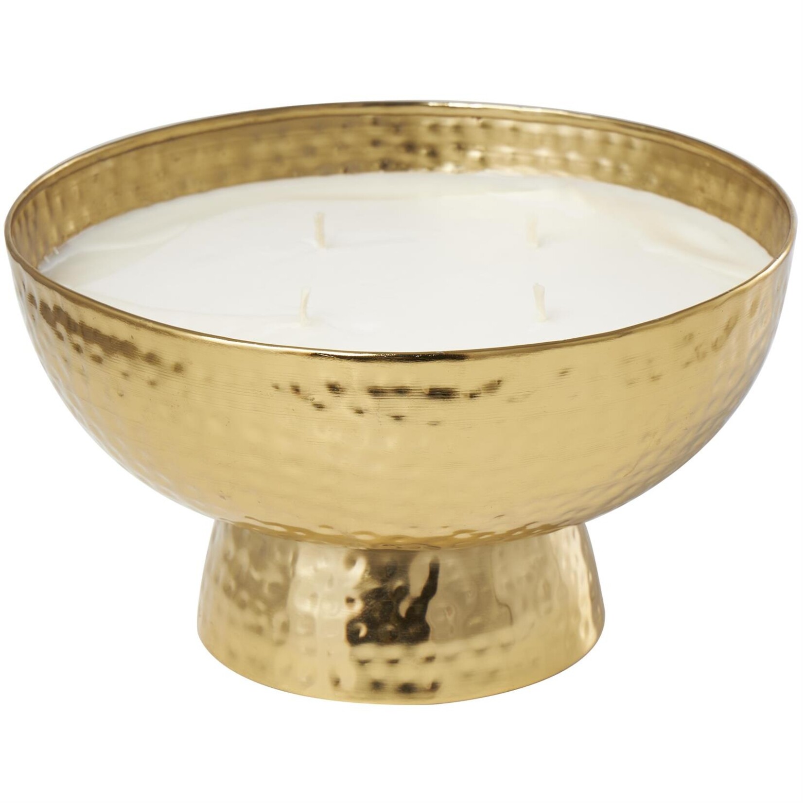 Deco Marche Gold Metal English Garden Scented Wide Hammered