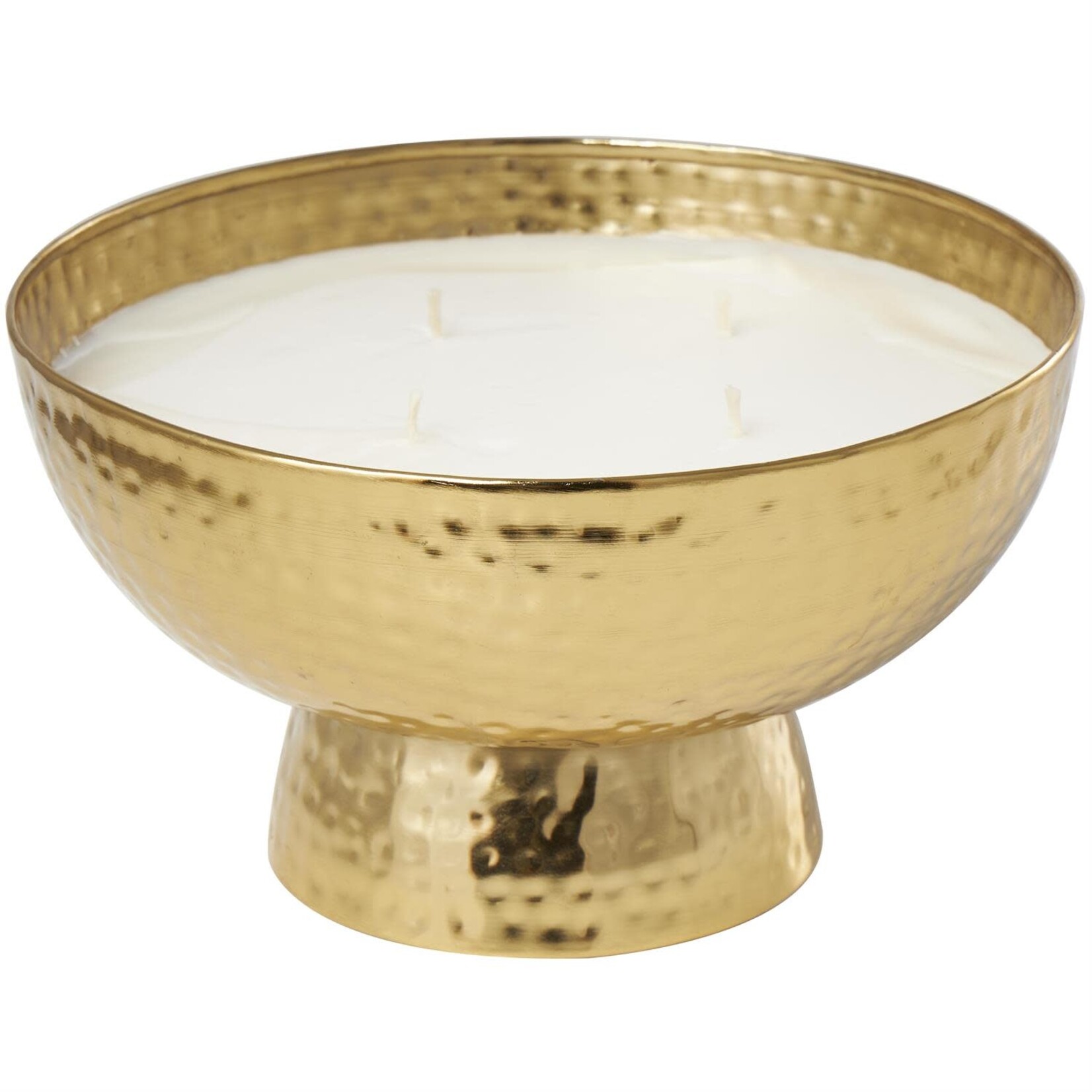 Deco Marche Gold Metal English Garden Scented Wide Hammered