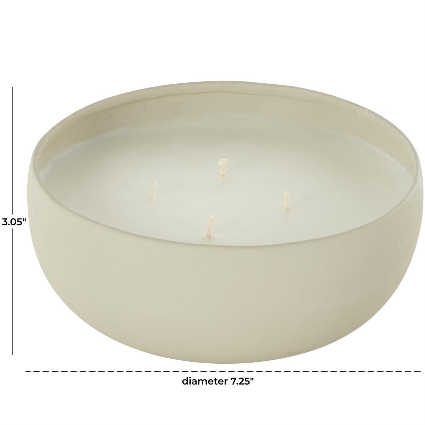 Deco Marche Tangerine Splash 4 Wick Decorative Candle (FW)