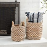 Deco Marche Brown Banana Leaf Handmade String Basket