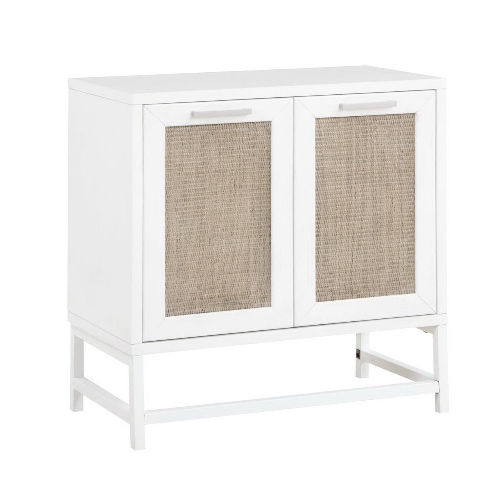 Deco Marche Heritage White Wooden 2 Door Room Cabinet (FW)