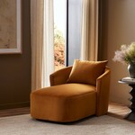 Four Hands Farrah Chaise Lounge Ingram Ochre