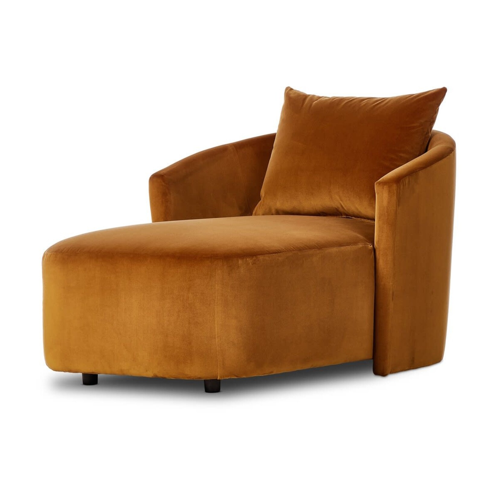 Four Hands Farrah Chaise Lounge Ingram Ochre