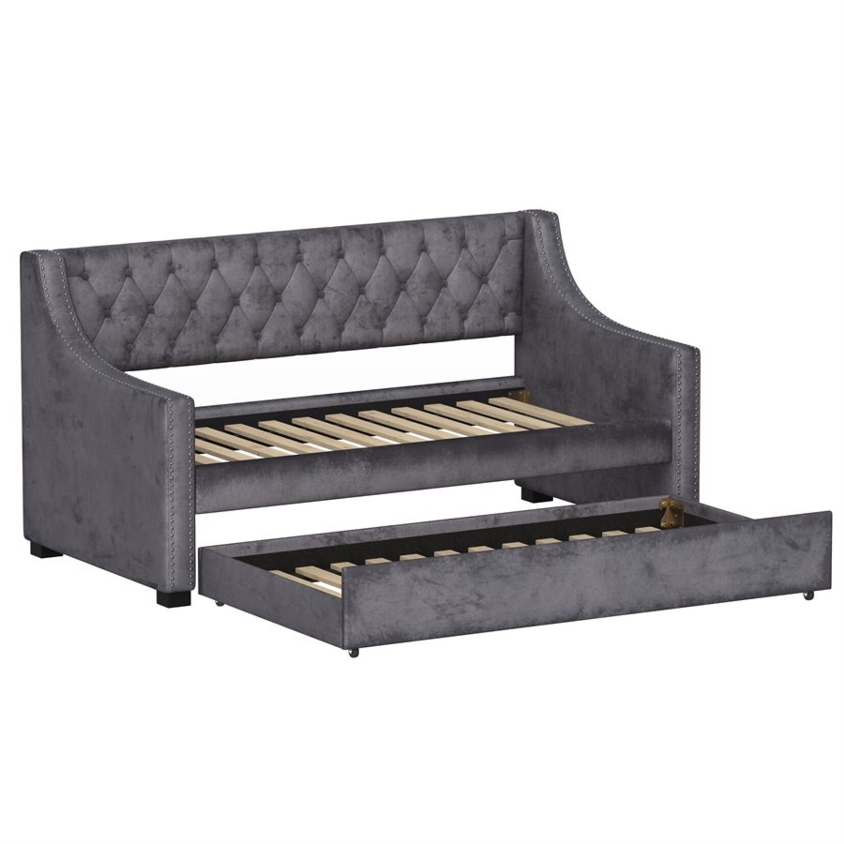 Cynthia Daybed w/Trundle Charcoal (M4M)