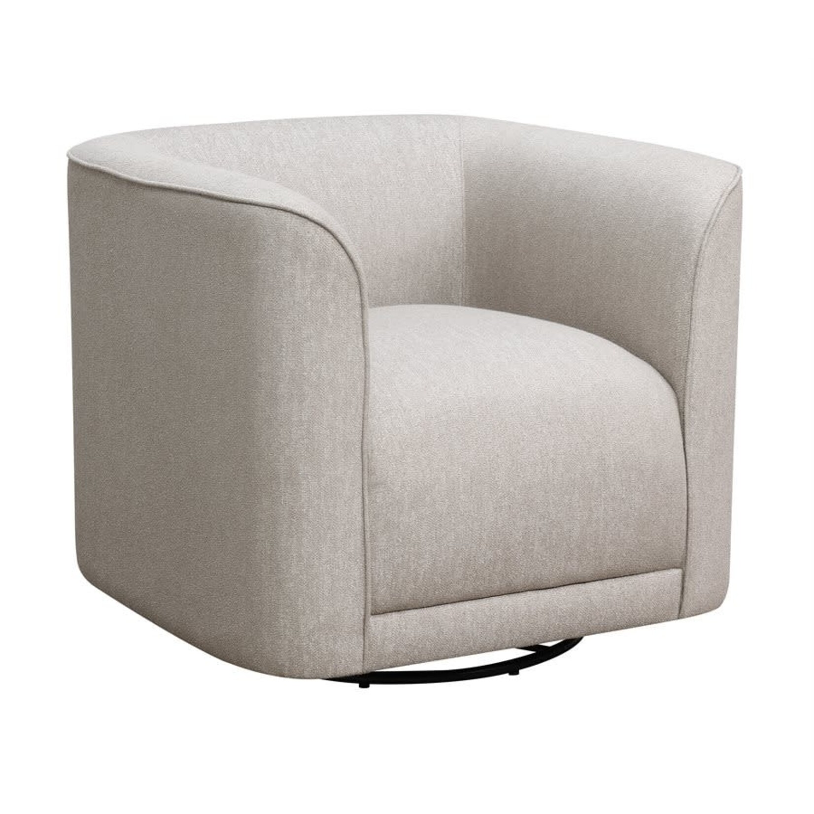 Whirlaway Swivel Accent Chair Beige