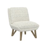 Emerson Armless Accent Chair White