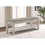 Coaster Furniture Bench Distressed White