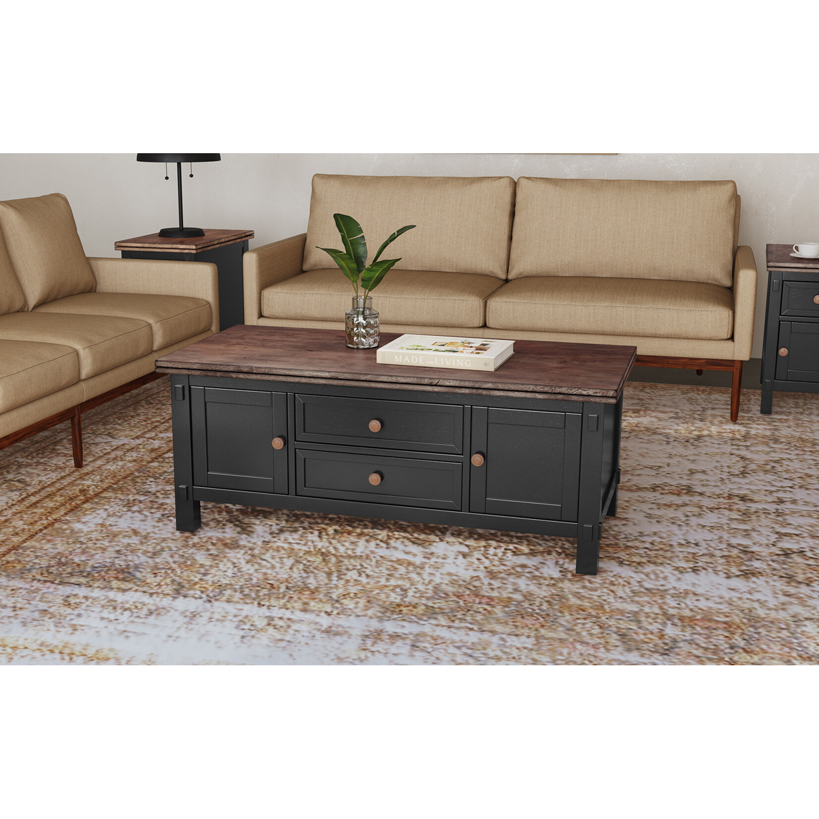 A-America Stormy Ridge	Coffee Table w/casters