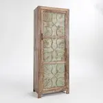 Classic Home Ogden Teal Cabinet