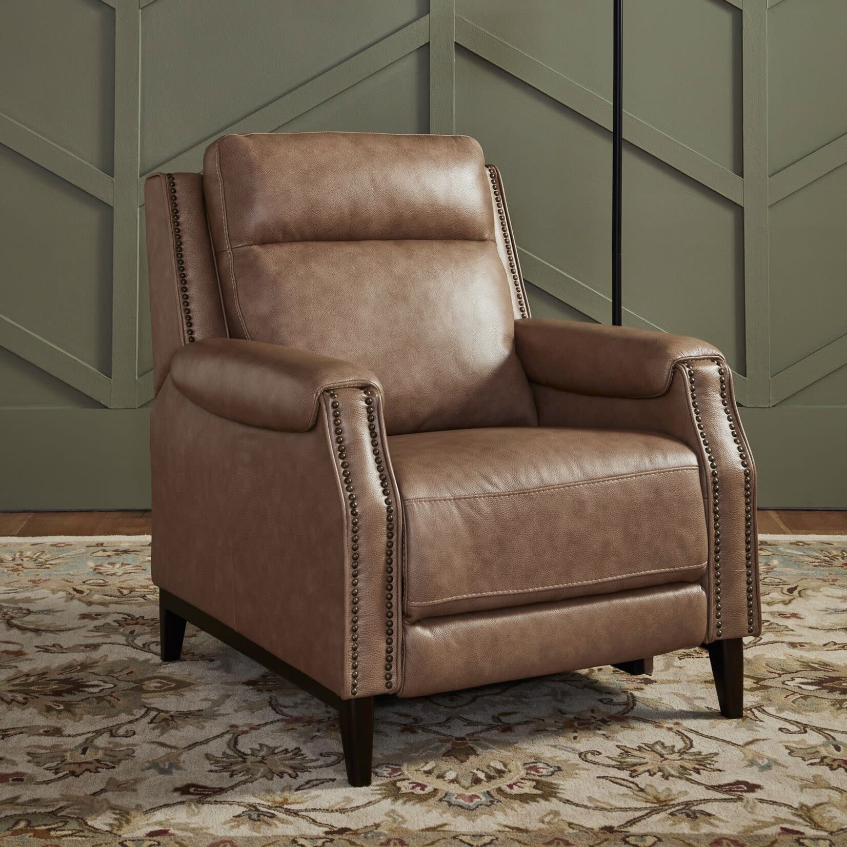 Liberty Furniture Rawling  Push  Back Recliner York Sand Leather