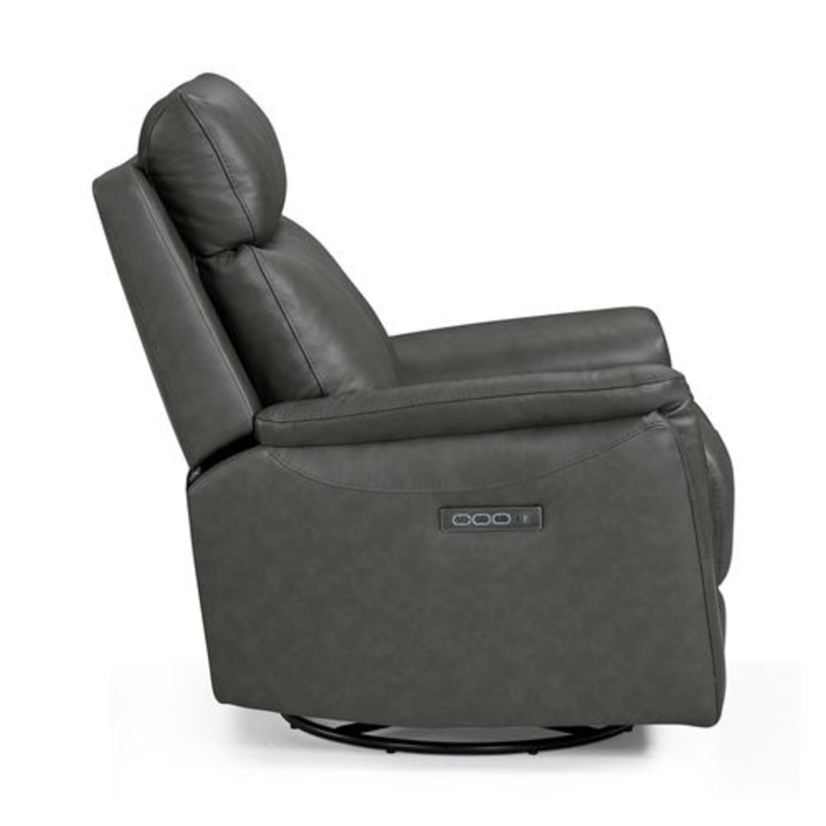 Liberty Furniture Rowland SG Power Recliner P3 Aline Coal Leather
