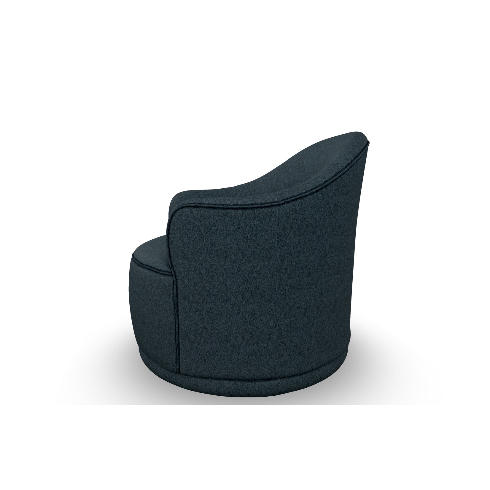 Best Chair April Swivel Chair Denim Fabric