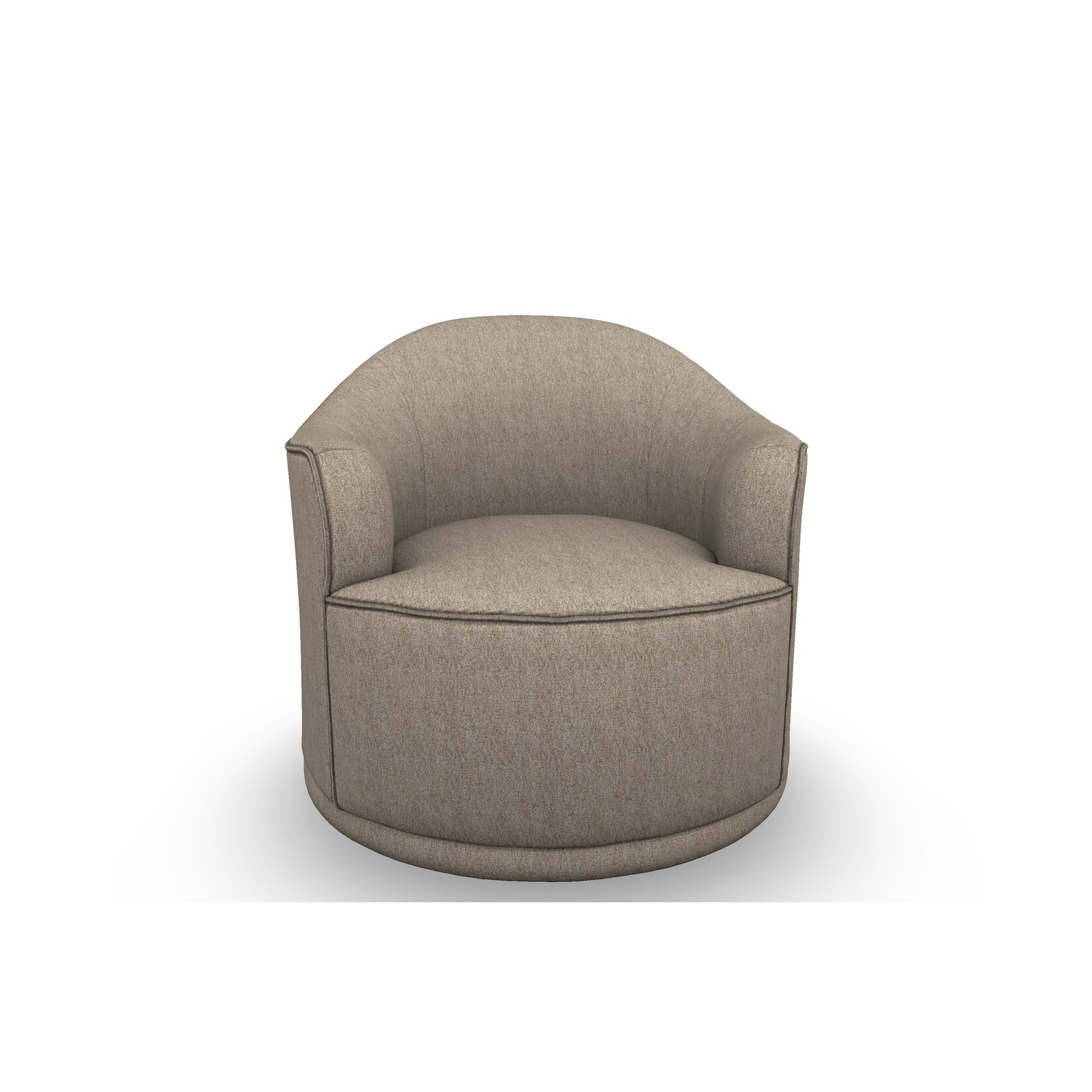 Best Chair Tina Swivel Chair Oatmeal Fabric