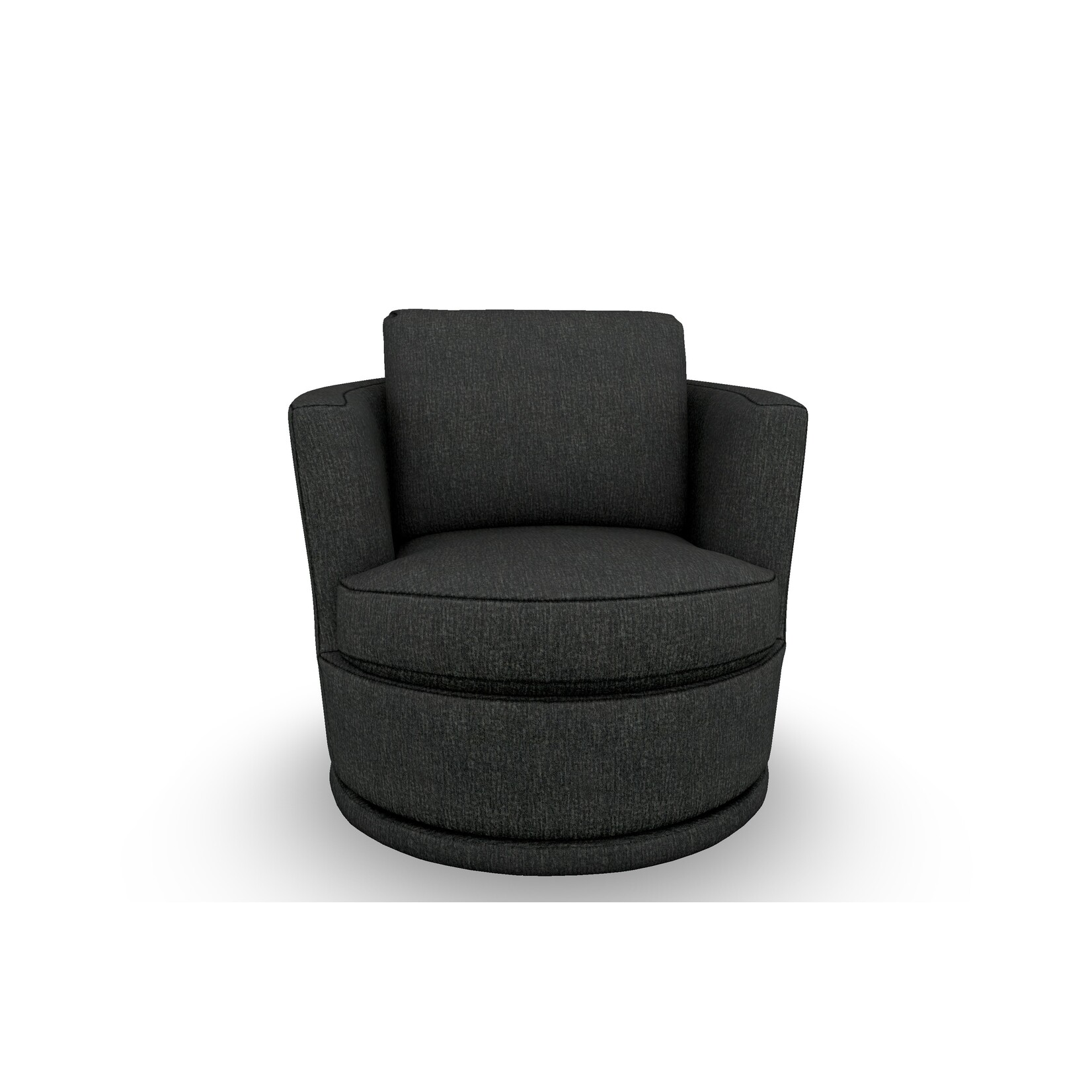 Best Chair Tina Swivel Chair Smoke Fabric