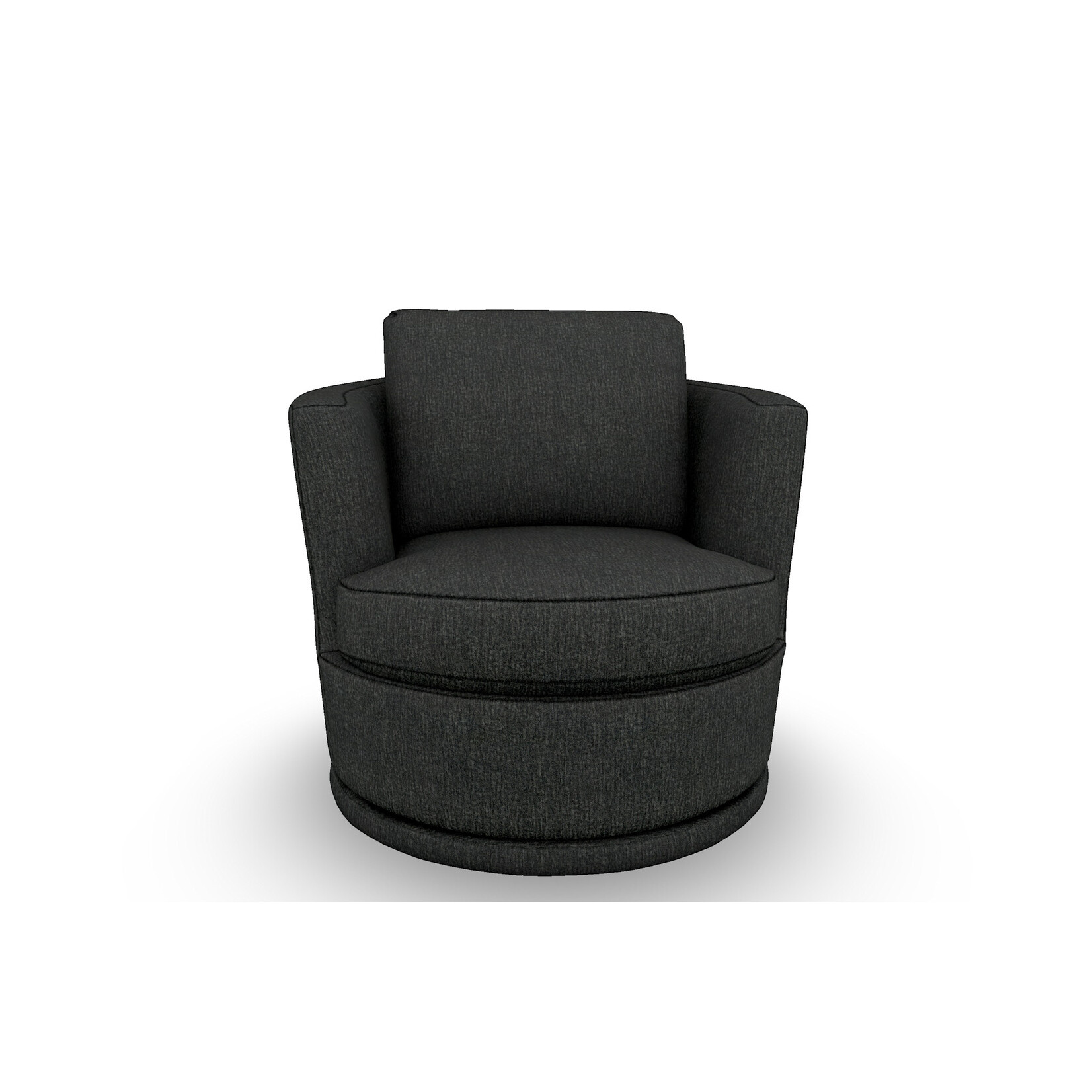 Best Chair Tina Swivel Chair Smoke Fabric