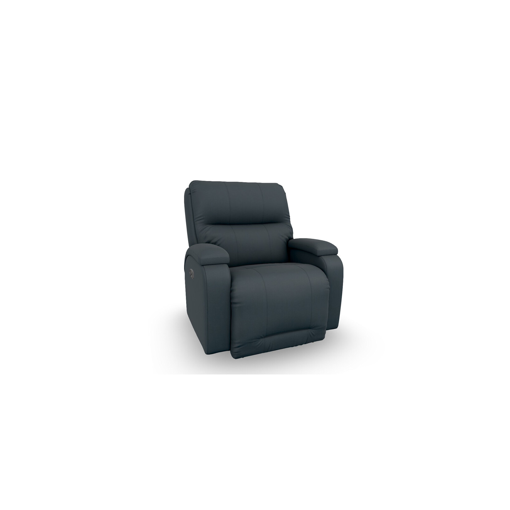 Best Chair Maverly Power Space Saver Recliner Slate Leather