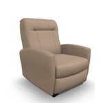 Best Chair Costilla Power Space Saver Recliner Mushroom Leather